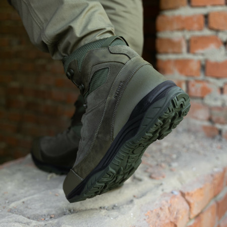 Тактичні черевики Барс Олива замш(5)