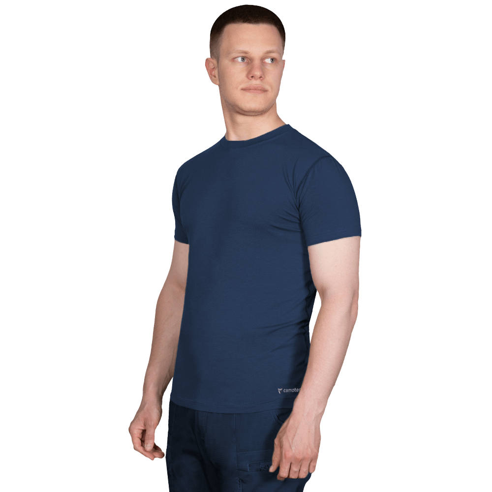 Футболка Modal Logo 2.0 Темно-синя (2410)(2)