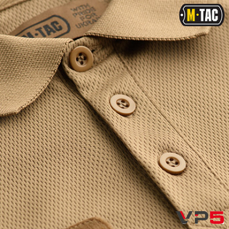 Футболка ПОЛО ELITE TACTICAL COOLMAX COYOTE ЗСУ(6)