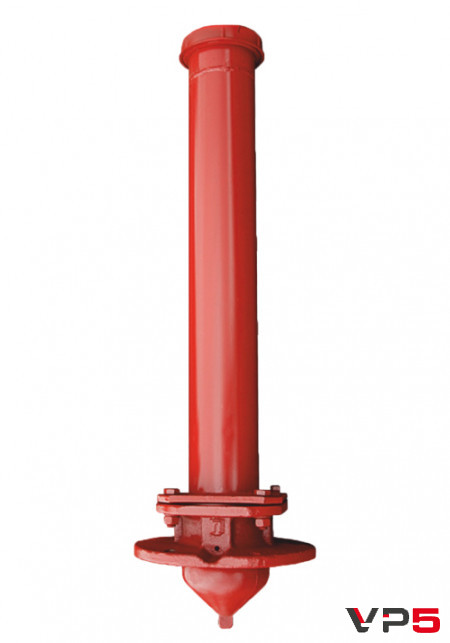 Гідрант пожежний сталевий Н-0,50 м - фото (Артикул: ГС-50)