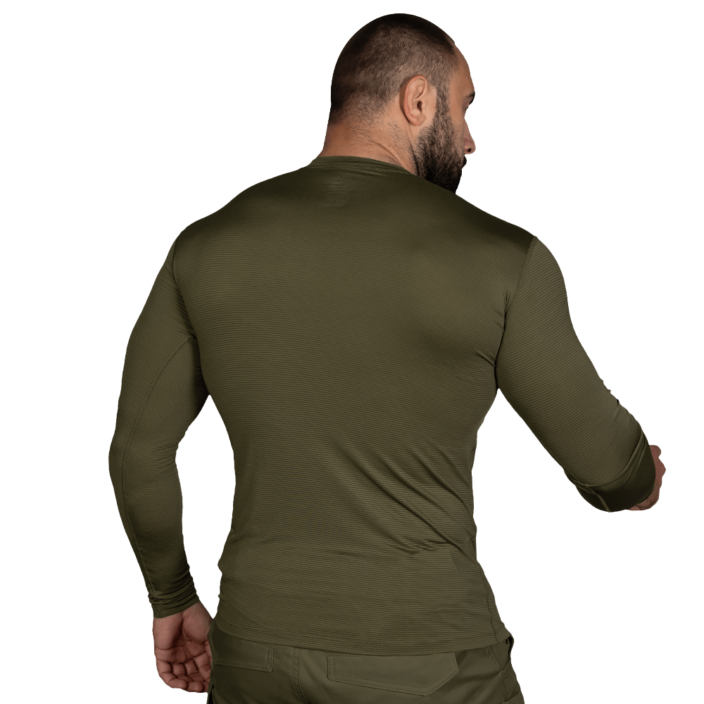 Лонгслів CoolTouch Олива Ukraine (7342)(3)