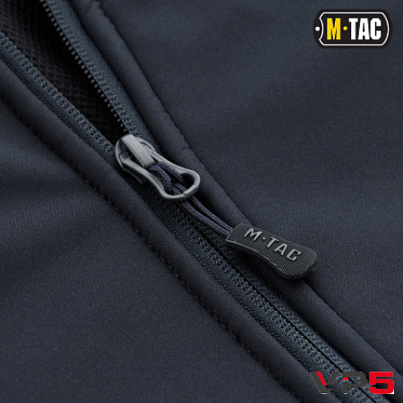 Куртка M-Tac Soft Shell з підстібкою Dark Navy Blue(4) Куртка M-Tac Soft Shell з підстібкою Dark Navy Blue(4)