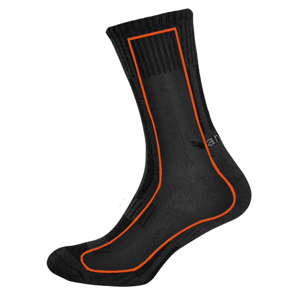 Шкарпетки MidAir Pro Чорні (5790)(2)