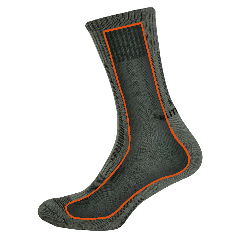 Шкарпетки MidAir Pro Хакі (5789)(2)