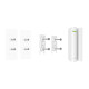 Кріпильна панель Ajax SmartBracket для DoorProtect White(1)