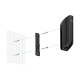 Кріпильна панель Ajax SmartBracket для MotionProtect Curtain White(1)