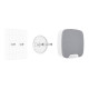 Кріпильна панель Ajax SmartBracket для HomeSiren White(1)