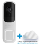 Відеодзвінок Ajax Doorbell White (66390.125.WH1)(1)