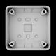 Коробка для зовнішнього монтажу Ajax SurfaceBox для пристрою LightSwitch чи Outlet White (107589.293.WH)(1)