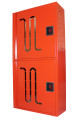Шафа пожежна ШП 60120 У навісна, колір червоний, без касети, без задньої стінки 600 х 1200 х 230мм ручка з ключем(1)