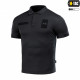 Футболка ПОЛО ELITE TACTICAL COOLMAX BLACK для поліції(4)