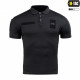 Футболка ПОЛО ELITE TACTICAL COOLMAX BLACK для поліції(1)