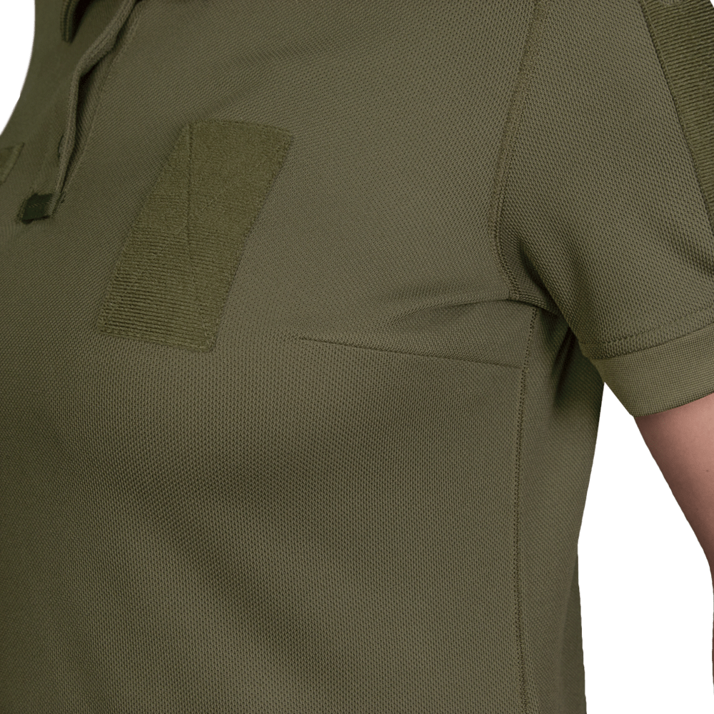 Жіноче поло CM Pani Army ID CoolPass Олива (7161)(5)