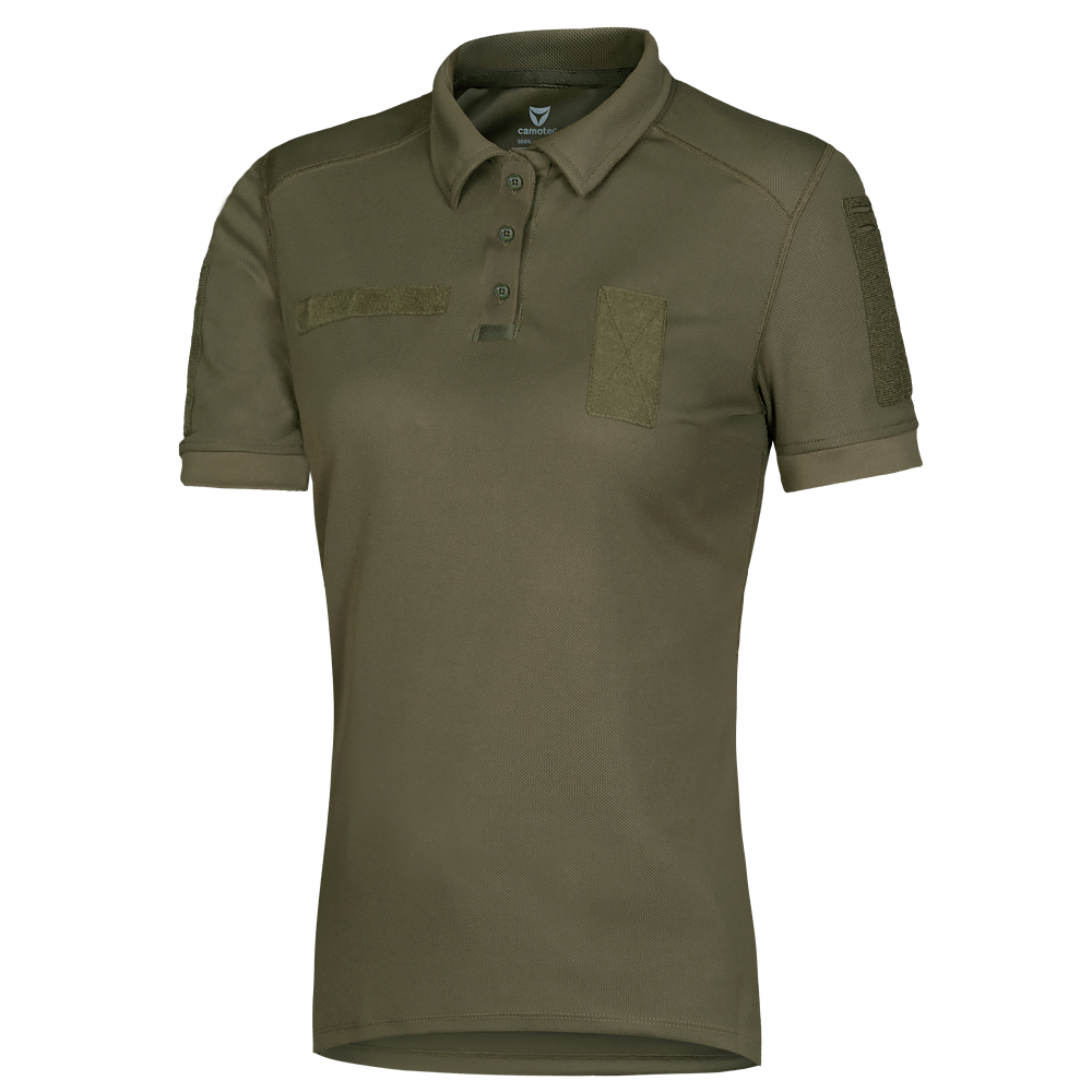Жіноче поло CM Pani Army ID CoolPass Олива (7161)(1)