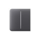 Бічна кнопка для двоклавішного вимикача Ajax SideButton (2-gang) Graphite (46022.143.GP)(1)