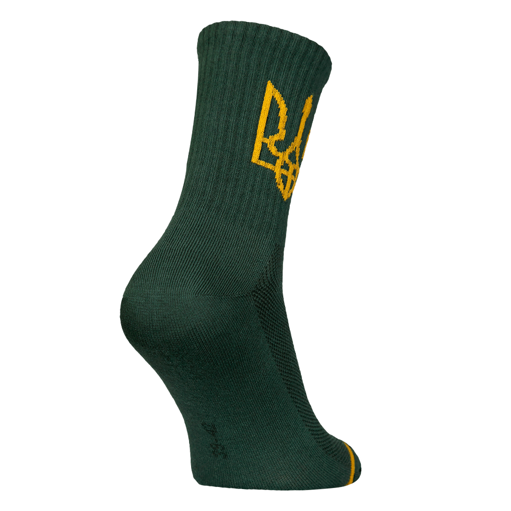 Шкарпетки Тризуб Темно-зелені (7166)(3)