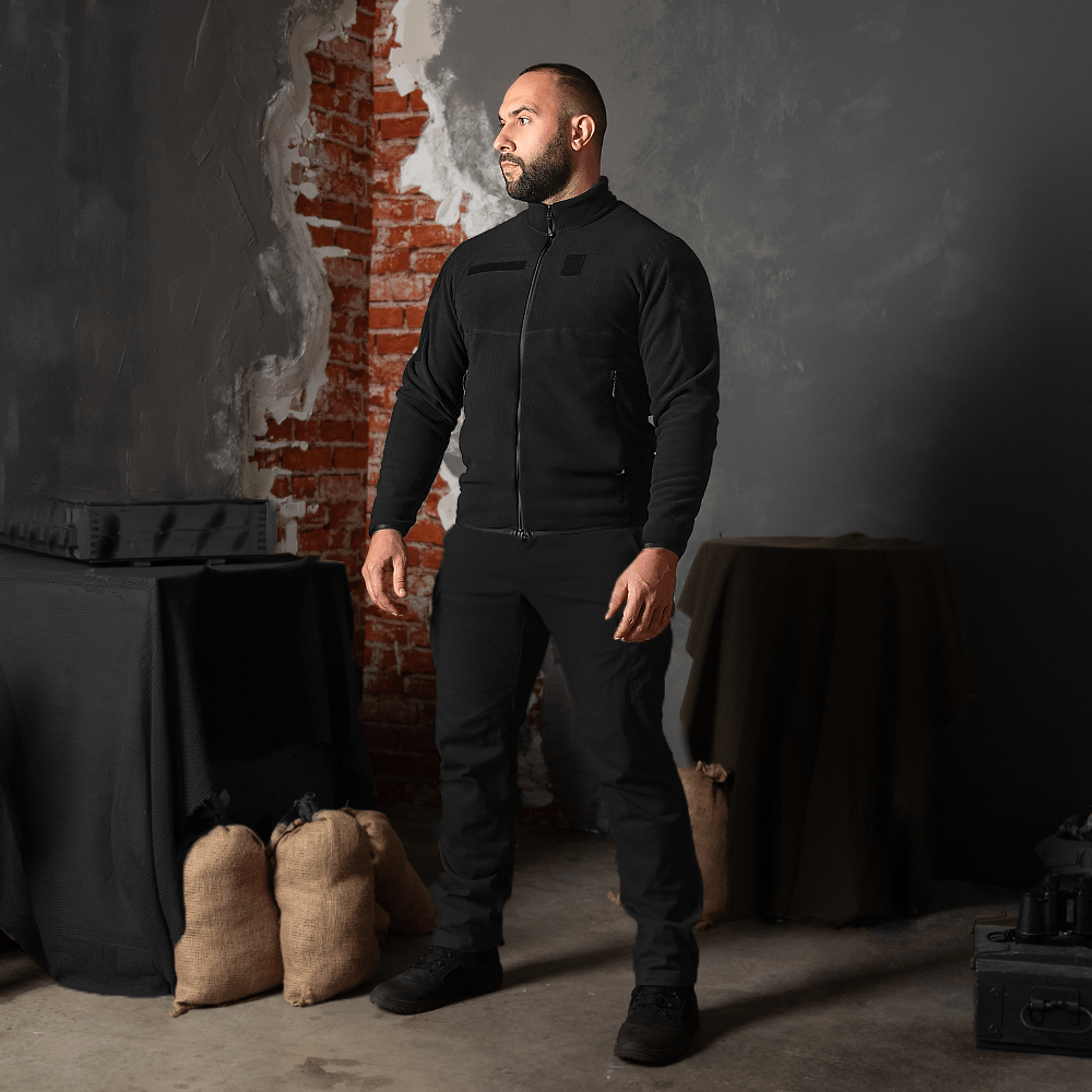 Флісова кофта Paladin Himatec 100 Чорна (8472)(2)