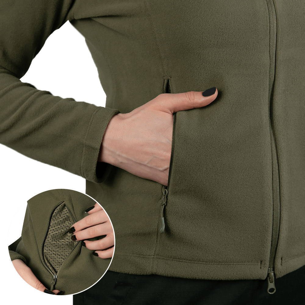 Флісова кофта Pani Meadow 100 Олива 8576(3)