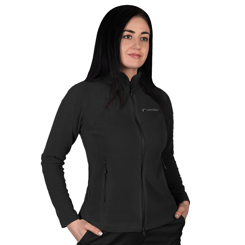 Флісова кофта Pani Meadow Logo Himatec 100 Чорна (7445)(1)