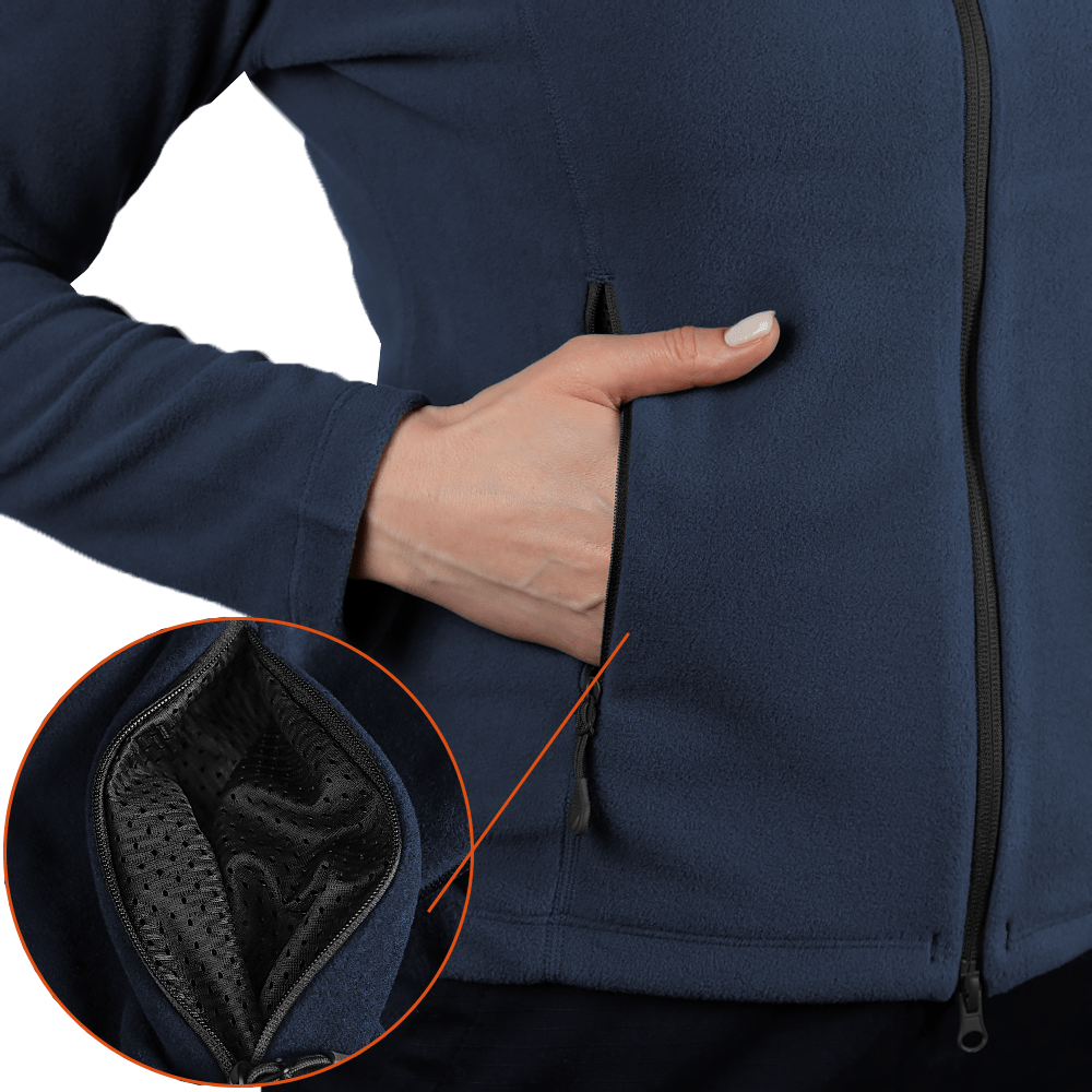 Флісова кофта Pani Meadow Logo Himatec 100 Темно-синя (7447)(3)