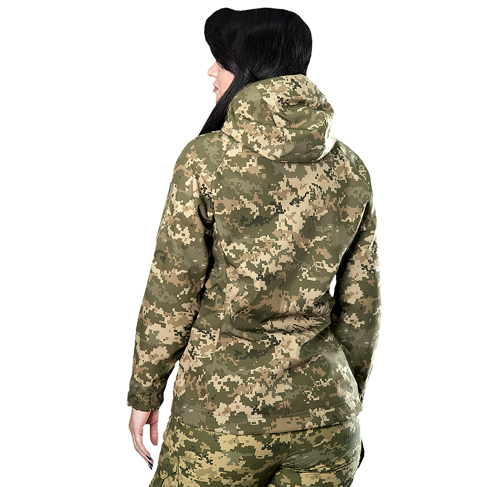 Жіноча куртка Pani SoftShell Піксель (9140)(3)