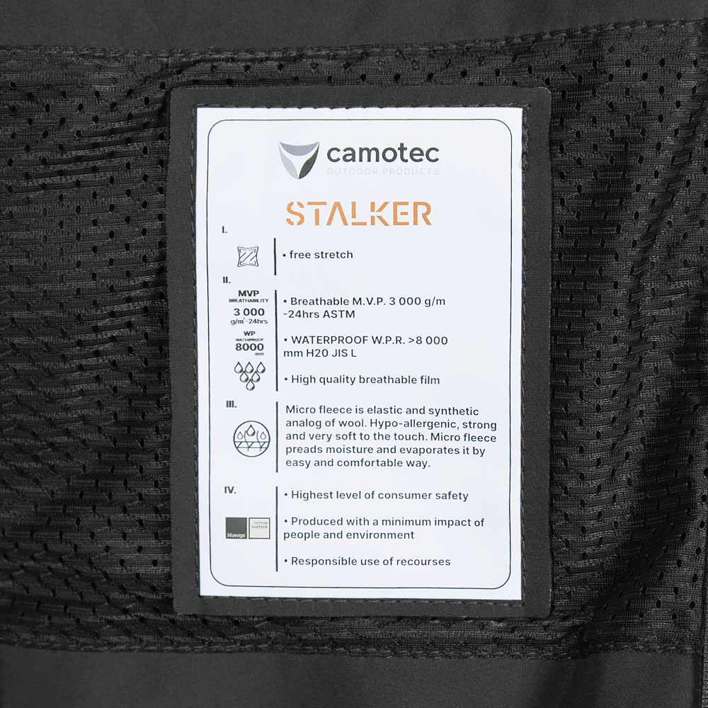 Жіноча куртка Stalker SoftShell Чорна (7442)(8)