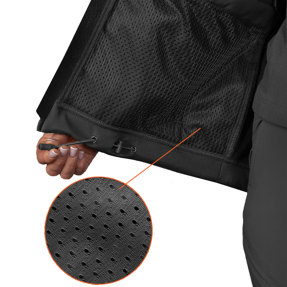 Жіноча куртка Stalker SoftShell Чорна (7442)(5)