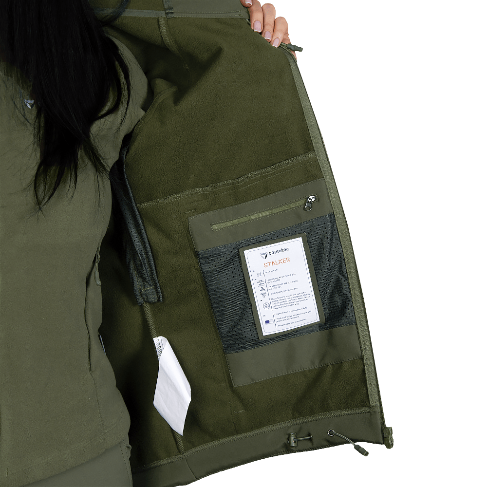 Жіноча куртка Stalker SoftShell Олива (7441)(7)