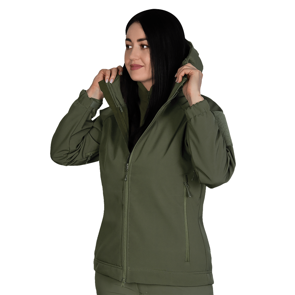 Жіноча куртка Stalker SoftShell Олива (7441)(1)