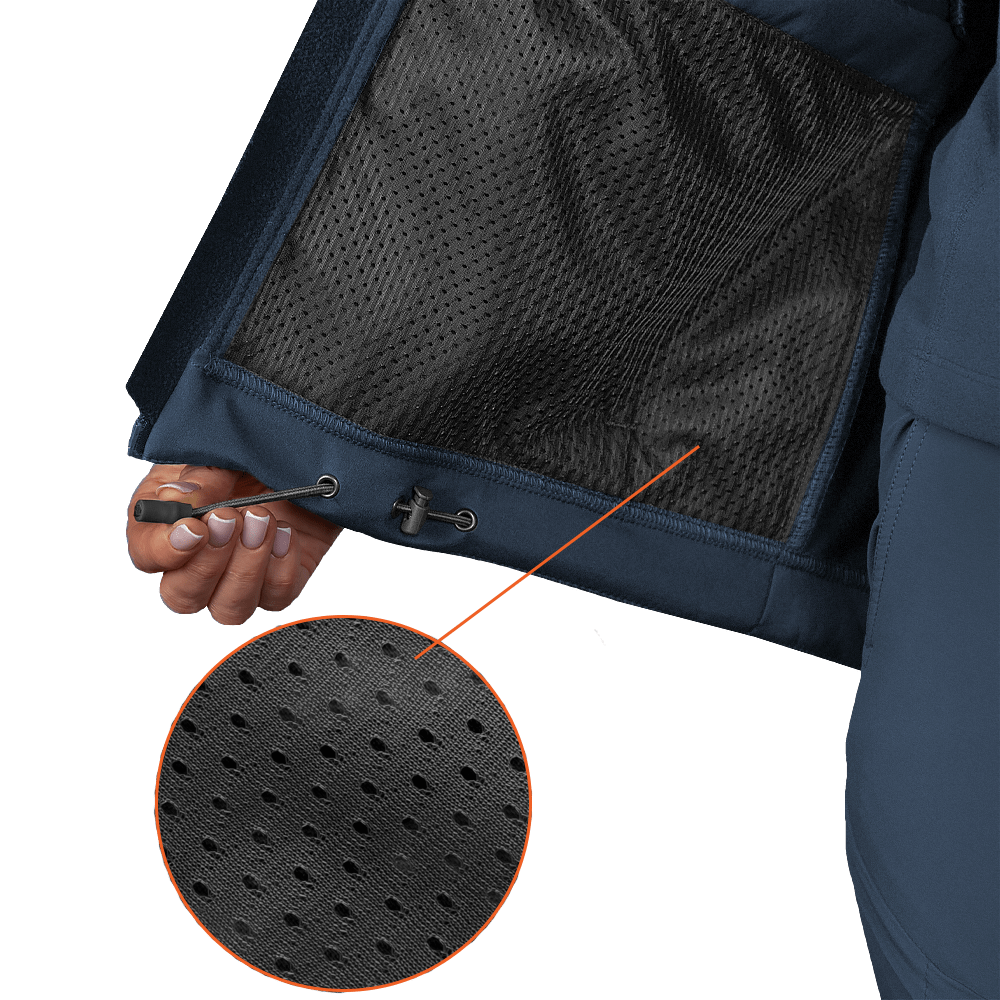 Жіноча куртка Stalker SoftShell Темно-синя (7443)(5)