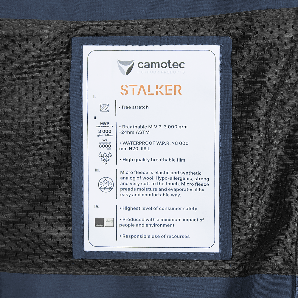 Жіноча куртка Stalker SoftShell Темно-синя (7443)(8)