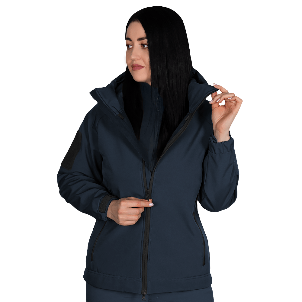 Жіноча куртка Stalker SoftShell Темно-синя (7443)(1)