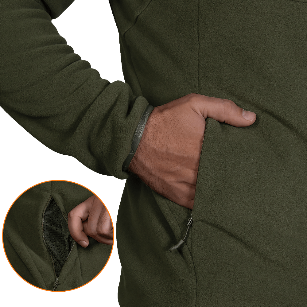 Флісова кофта Army 2.0 НГУ Олива (7408)(5)