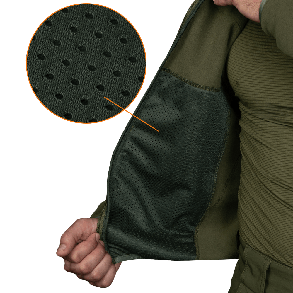 Флісова кофта Army 2.0 НГУ Олива (7408)(7)