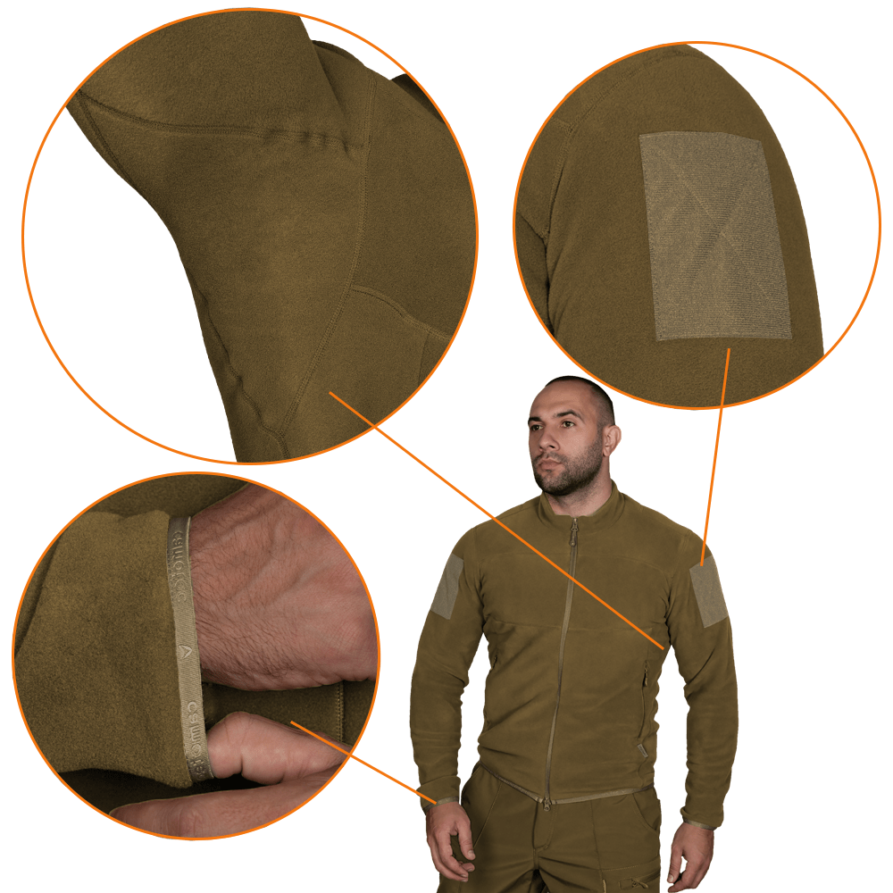 Флісова кофта Patrol 2.0 Himatec Pro Койот  (7393)(4)