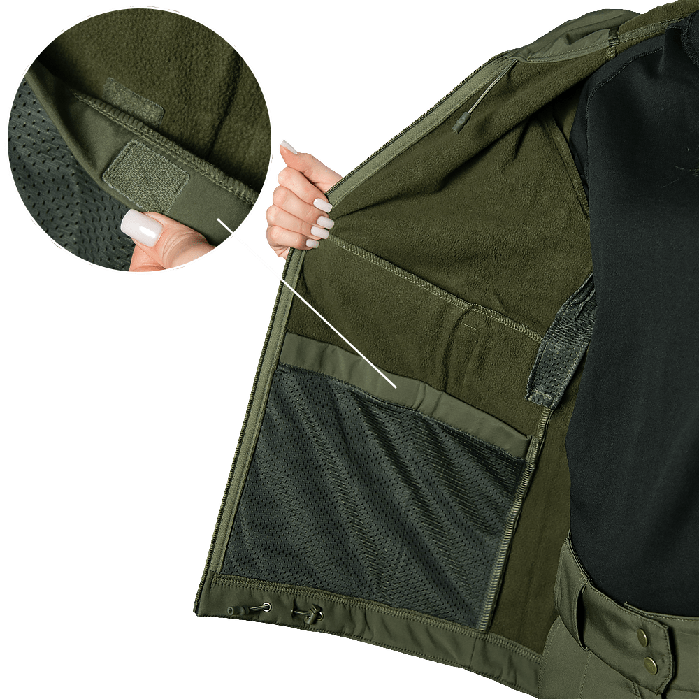 Комплект Pani SoftShell Олива (8555)(8)