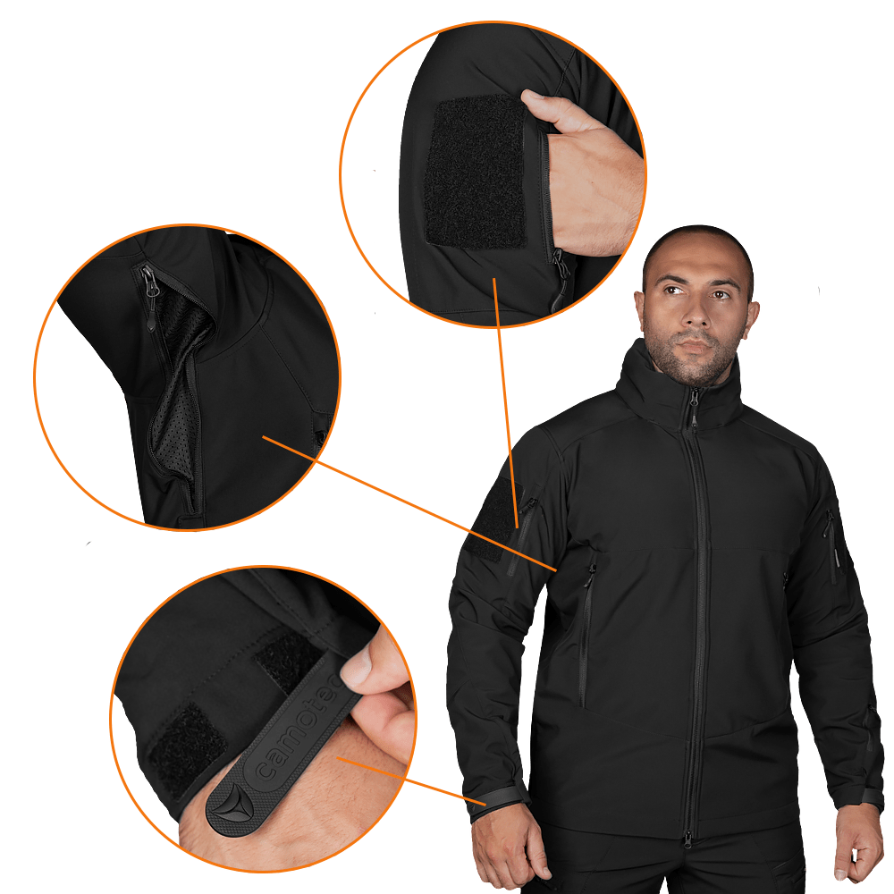 Куртка Phantom SoftShell Чорна (7287)(7)