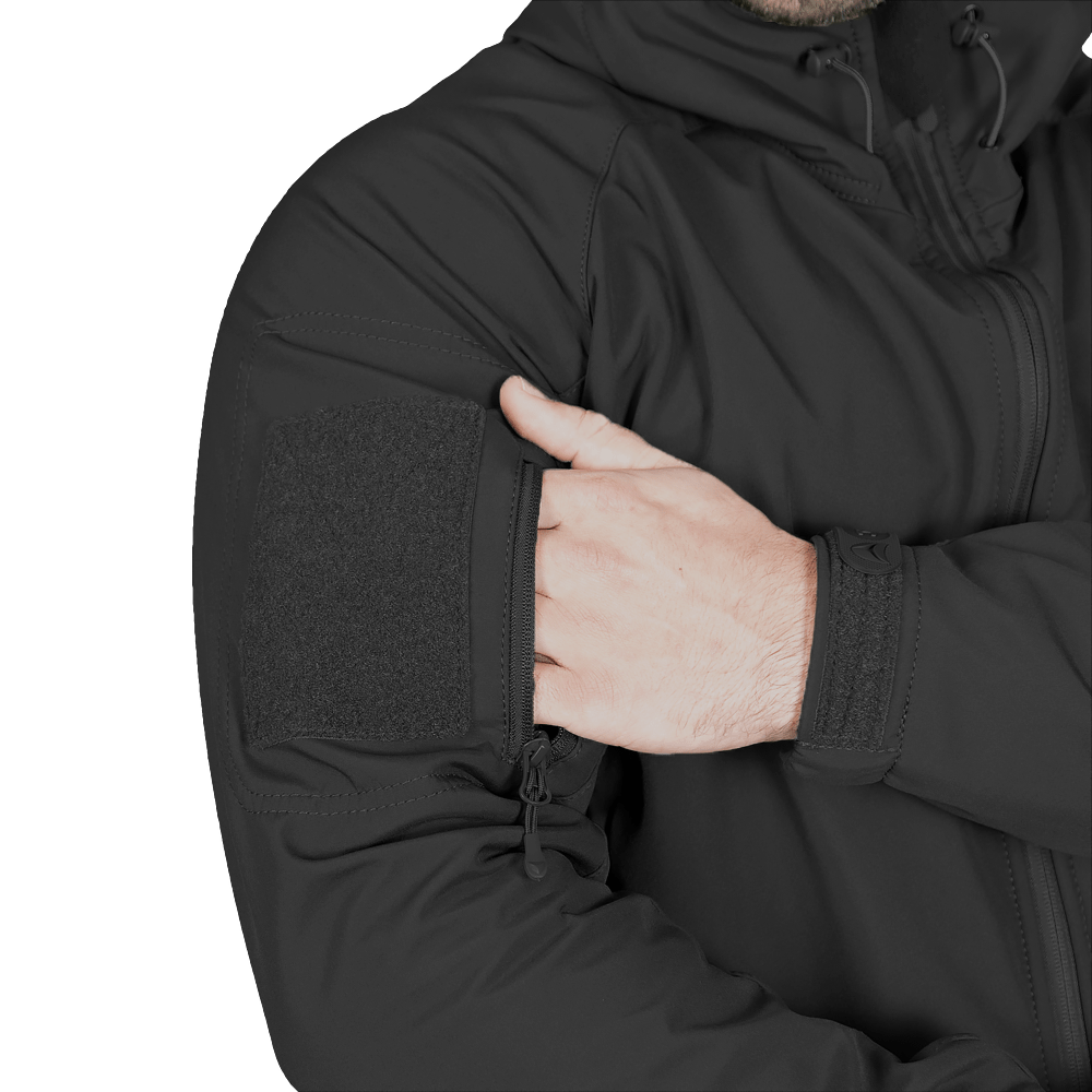 Куртка Stalker SoftShell Чорна (7226)(2)