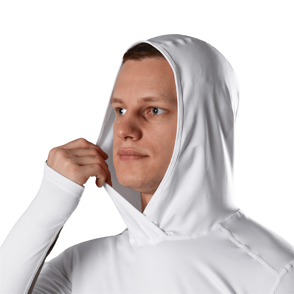Лонгслів Chiton Air Hood CoolPass SJ Білий (7572)(4)