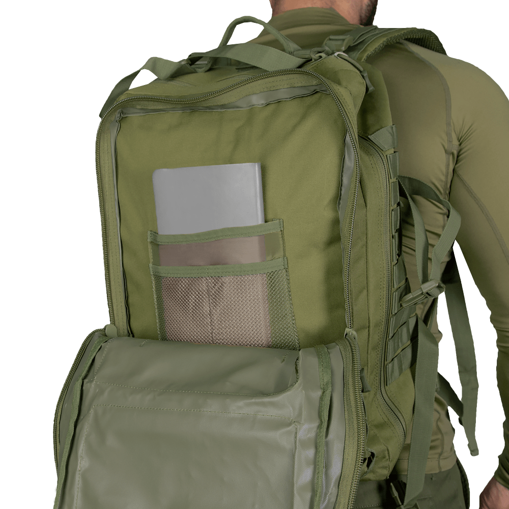 Рюкзак Foray 40л Олива + чохол (8753)(9)