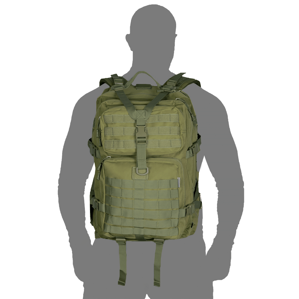 Рюкзак Foray 40л Олива + чохол (8753)(2)