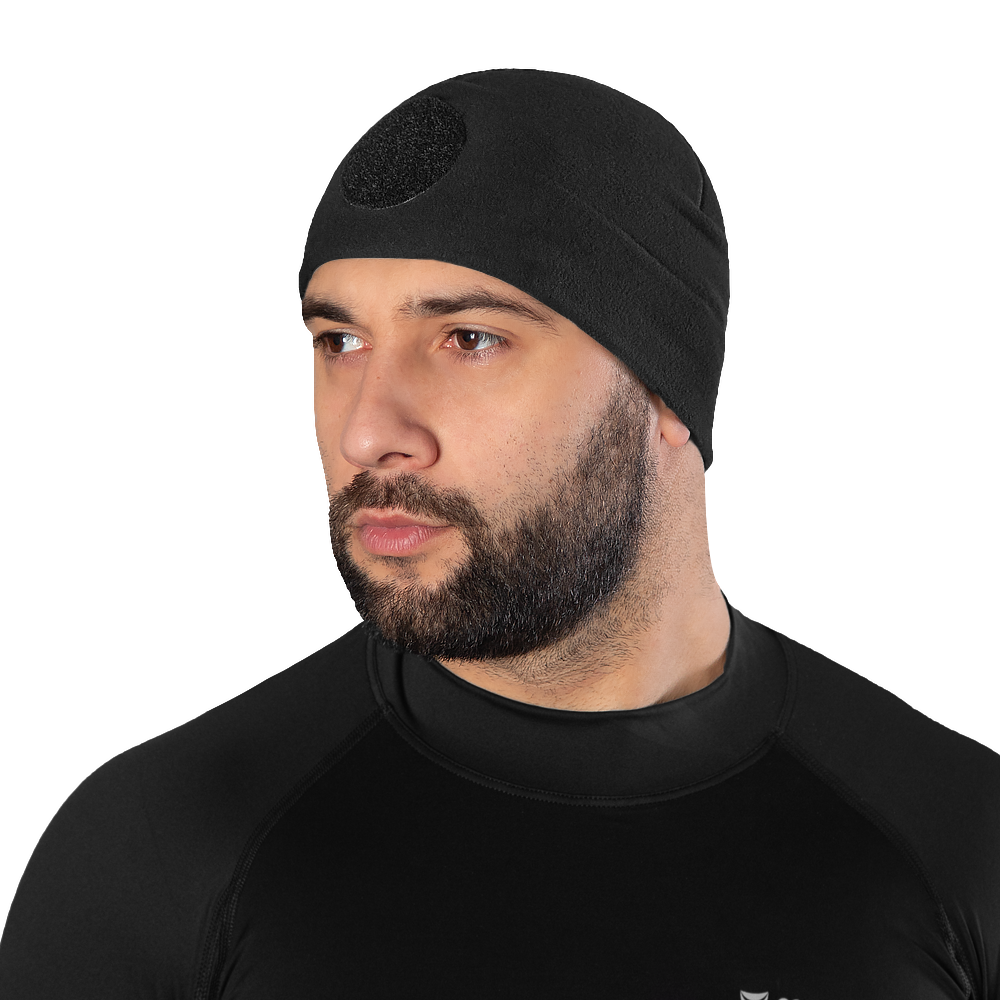 Шапка Beanie 3.0 Himatec 100 НПУ Чорна (8647)(5)