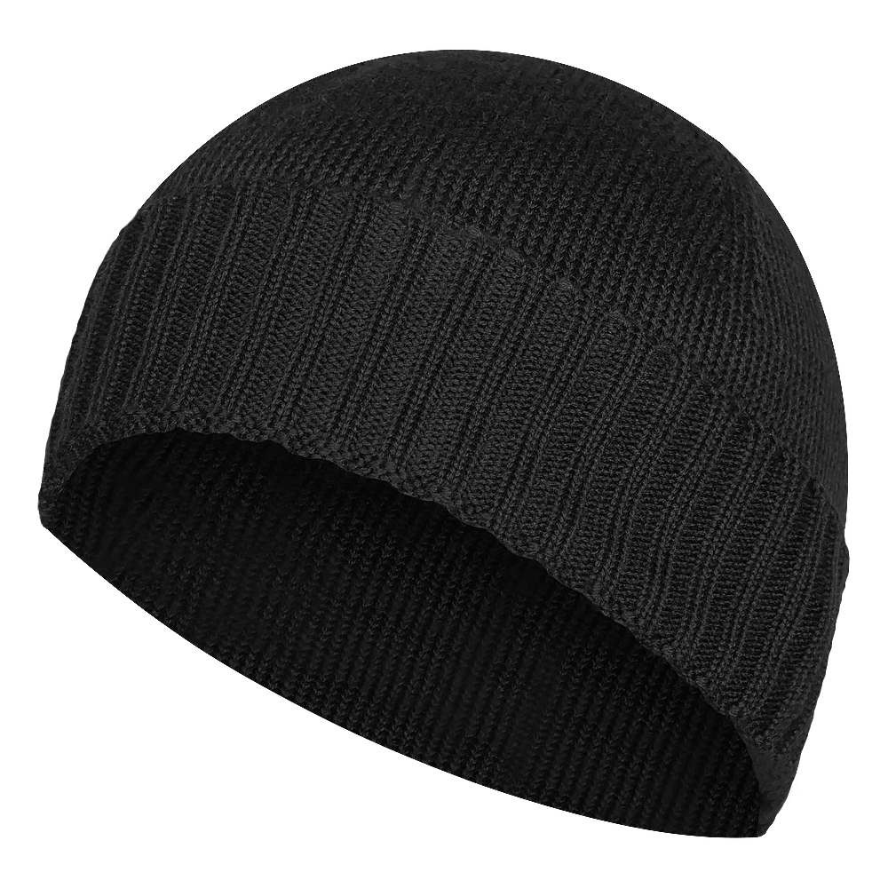 Шапка Watch Cap Merino Чорна (6702)(1)