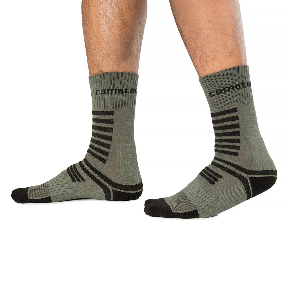 Шкарпетки Merino LongAir 2.0 Хакі (9350)(2)