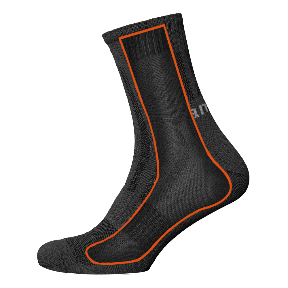 Шкарпетки ShortAir LT Чорні (7145)(3)