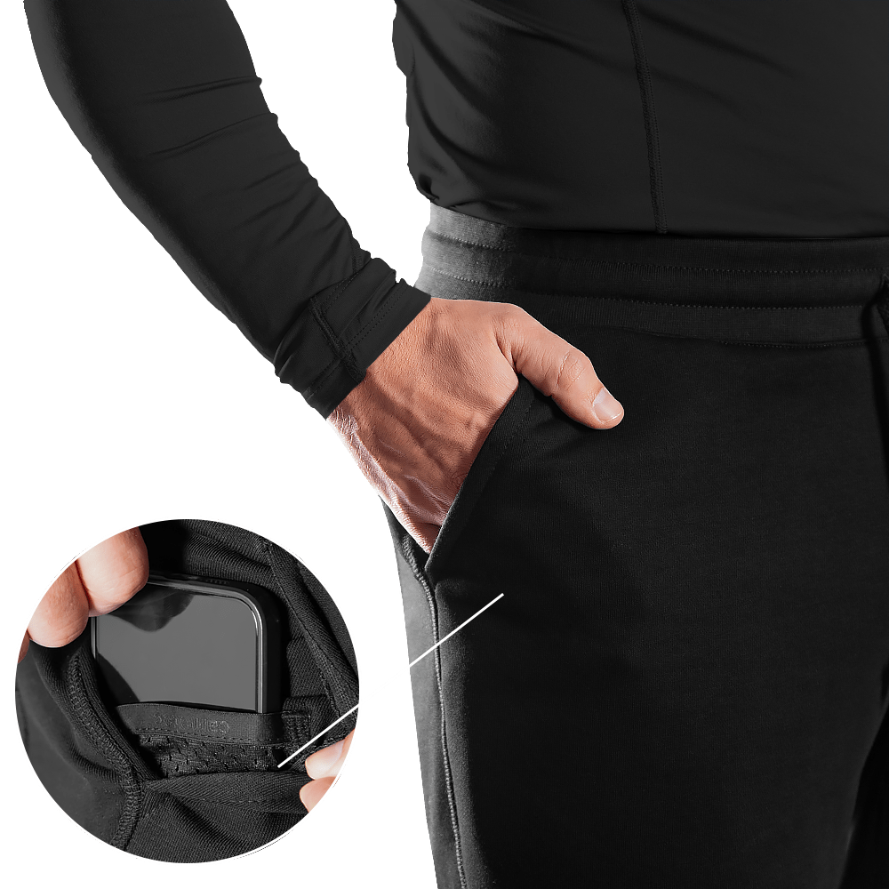 Шорти FitPro Cotton Чорні (8703)(5)