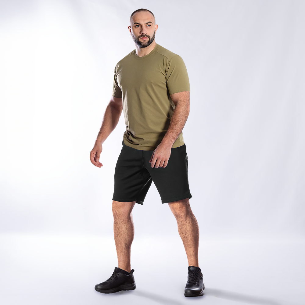 Шорти FitPro Cotton Чорні (8703)(2)