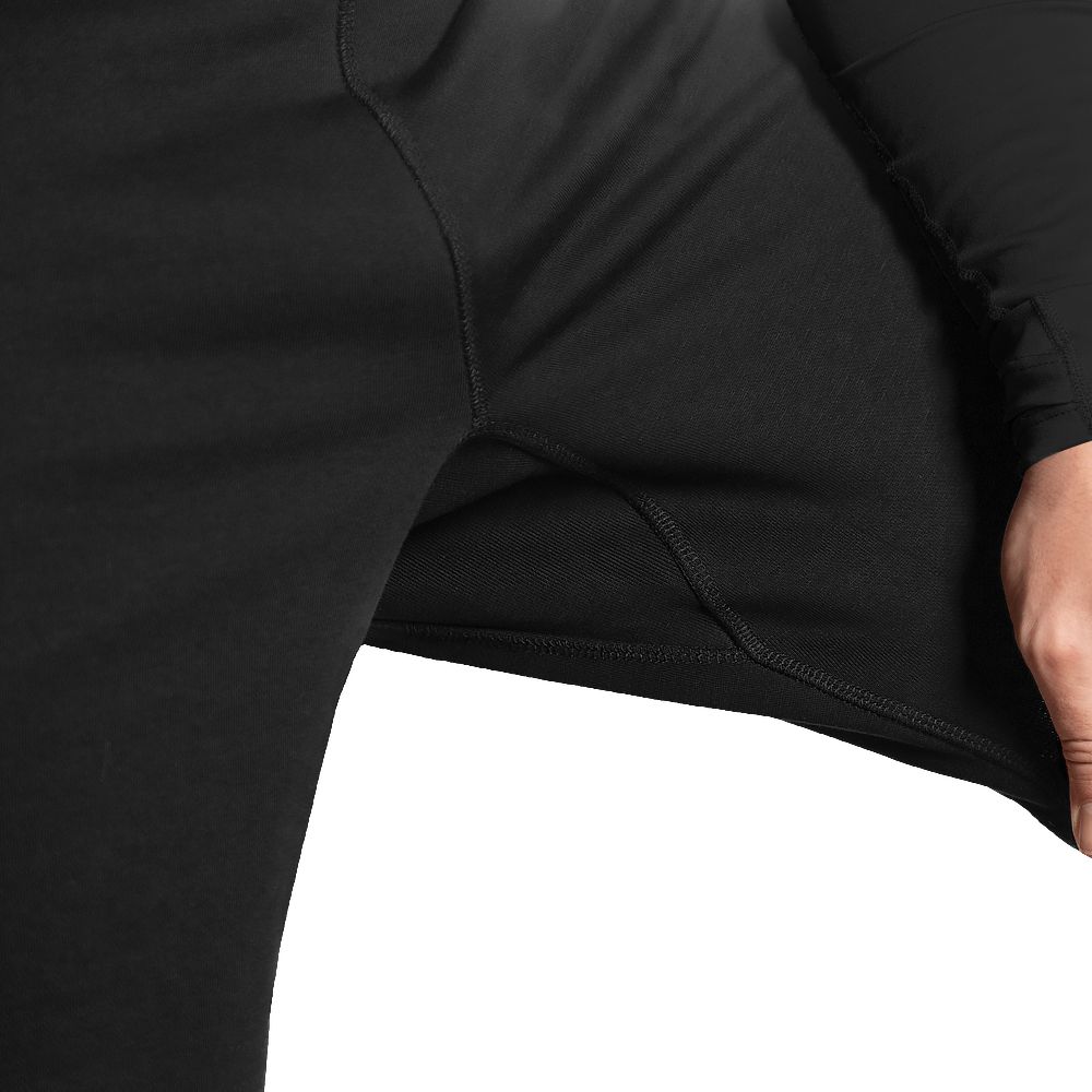 Шорти FitPro Cotton Чорні (8703)(6)