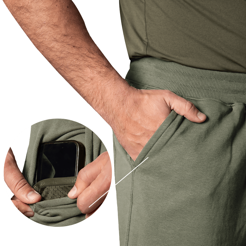 Шорти FitPro Cotton Хакі (8705)(5)