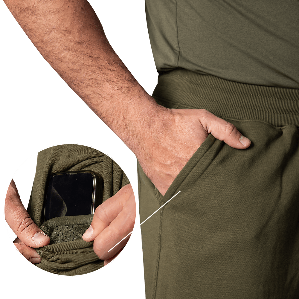 Шорти FitPro Cotton Темна Олива (8741)(5)